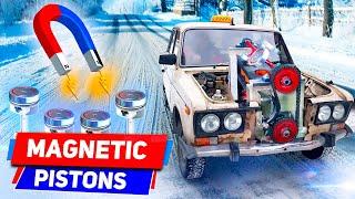 We use magnets as pistons - what will happen?
