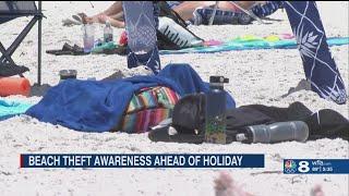 St. Pete police warn of beach thefts ahead of holiday weekend