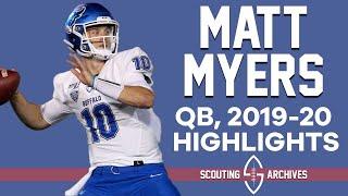 Matt Myers 2019-20 Season Highlights - University at Buffalo Bulls Football