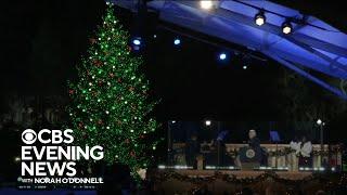 Biden holds his final White House Christmas tree lighting ceremony