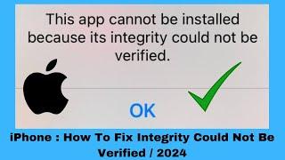 iosgods / iosgods integrity could not be verified /Integrity could not be verified iphone / 2024