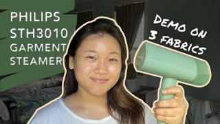 Philips STH3010 Garment Steamer Review & Demo | Small Foldable Handheld Steamer