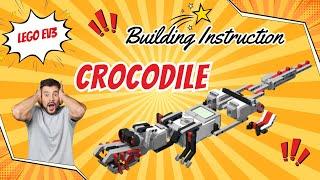 LEGO EV3 Crocodile Robot | Step-by-Step Building Instructions #lego #ev3 #stemplus