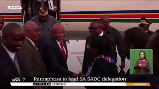 SADC Summit I President Ramaphosa leads the South Africa's delegation to Zimbabwe