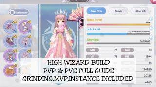 High Wizard Full Guide PVP & PVE - Ragnarok X: Next Generation