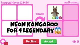 No Way! I GOT A NEON KANGAROO For 4 NOT VERY OLD NORMAL LEGENDARIES + HUGE WIN TRADE FOR CCBD!