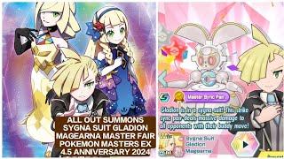 ALL OUT SUMMON GLADION MAGEARNA SYGNA SUIT GLADION POKEMON MASTERS EX 4.5 Years Anniversary 2024