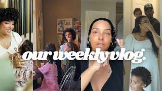 Weekly Vlog | struggling to transition from 3 to 4 kids + shopping + nursery tour + faith chat