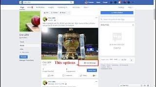 How To Add Send Message Button On Facebook Post