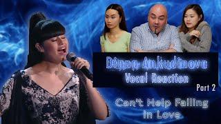 Diana Ankudinova Reaction Part 2 Can't Help Falling In Love With You - Vocal Coach Reacts