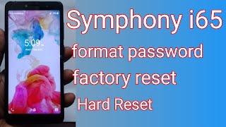 symphony i65 hard reset/symphony i65 format password