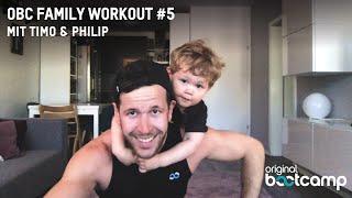 5 Min. Eltern & Kind Workout "Tabata: Push & Pull" | OBC Family Workout #5