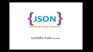 JSON tutorial for beginners