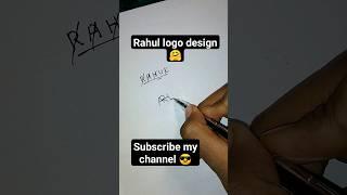 "Rahul" logo maker by @LogoMaker2.O #shorts #youtubeshorts #logodesign