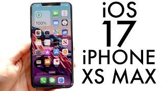 iOS 17 On iPhone XS Max! (Review)