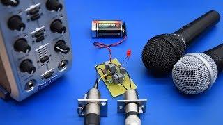 DIY Cheap Preamp for Dynamic Microphones - Ec-Projects