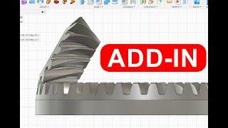 Bevel gears in Fusion 360 - plugin (new version with custom shaft angle)