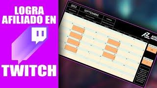 Como lograr AFILIADO en TWITCH 2022 sin MORIR EN EL INTENTO