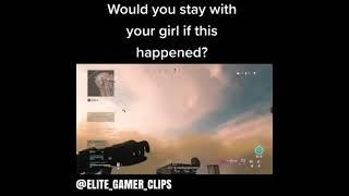 When your girl ask a question ‍️ #elitegamerclips