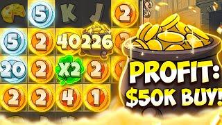 $50,000 BONUS BUY ON EVERY SLOT THAT PAYS PROFIT!