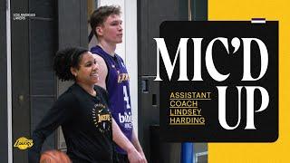 MIC'D UP at Lakers Practice with Asst Coach Lindsey Harding