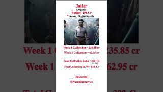 Jailer Box office collection total collection #short #jailer #rajinikanth #anirudh #mohanlal