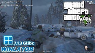 Winlator Glibc (Afei) - Gameplay GTA V | Grand Theft Auto (Windows) on Android