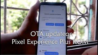 Latest OTA update on POCO F1 | How to update Pixel Experience ROM