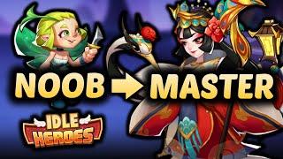 Turning this NOOB into an EARLY GAME MASTER in Idle Heroes