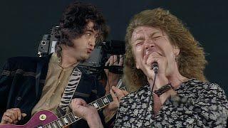 Robert Plant with Jimmy Page - Knebworth 1990 (Wearing and Tearing) HD