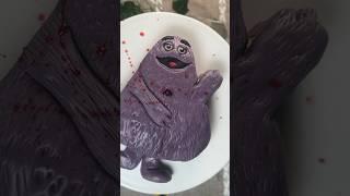 Grimace Shake Cake!  #grimaceshake #grimace #mcdonalds #shorts