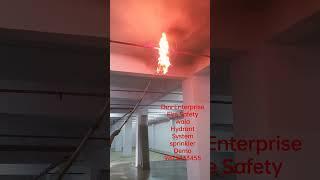 Sprinkler System Demo #hydrant #mockdrill #firesafety #fire #extinguisher #extinguisher10