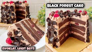 2 LOYANG UNTUK 4 LAYER BLACK FOREST CAKE SUPER NYOKLAT, LEMBUT, LEGIT!! ENAK BUANGET BANGEET!!