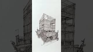 Forty-second day. #shorts #architecture #drawing #art