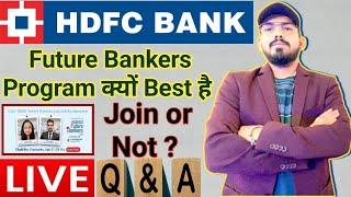 Career Advisor 24 is live - Why Hdfc future bankers program is good ? Ground reality - Join or not ?