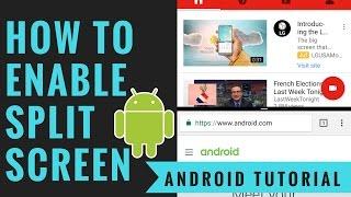 How to Enable Android Split Screens - Multitasking Mode Tutorial