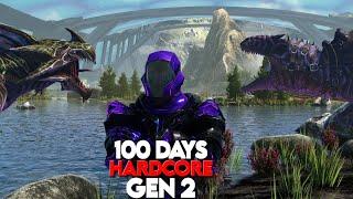I Survived 100 Days of Hardcore Ark Genesis 2... Here's What Happened