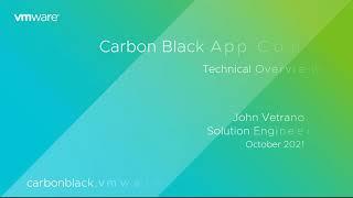 Carbon Black App Control Technical Overview Demo