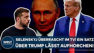 PUTINS KRIEG: Wolodymyr Selenskyj überrascht im TV! Ein Satz über Donald Trump lässt aufhorchen!