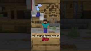 Minecraft Herobrine Help me - hell's comin' with me #shorts