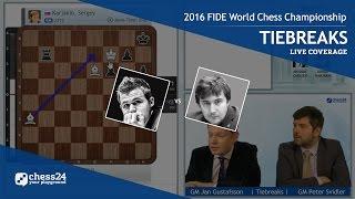 2016 FIDE World Chess Championship - Magnus Carlsen vs. Sergey Karjakin - Tiebreaks