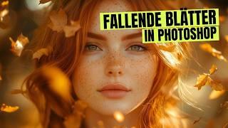 So fügst du fallende Herbstblätter in deine Bilder ein! Photoshop Tutorial ( German/Deutsch )