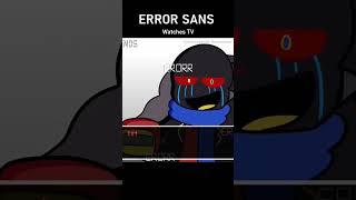 ERROR SANS watches TV (Undertale Animation)