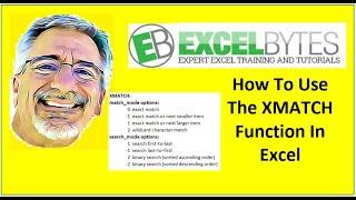 How To Use The XMATCH Function In Excel