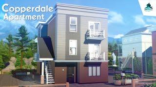 Copperdale Starter Apartment (Under 20K) ️ | The Sims 4 High School Years Speed Build | No CC