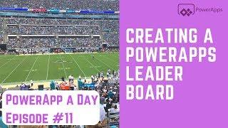 Creating a PowerApps Leaderboard (GroupBy and CountRows functions)