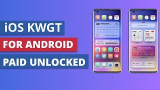 Best FREE iOS Kwgt Widget Pack App for Android