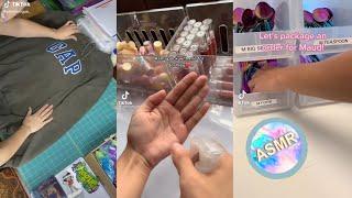 ASMR Packing orders Tik tok Compilation