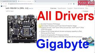 How to Download All Drivers for Windows XP /7 /Vista /8 /8.1/10 from Website Gigabyte GA-H61M-S