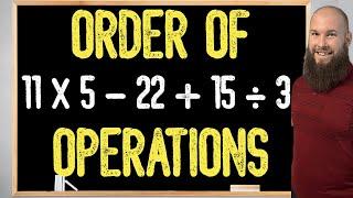 Order Of Operations | No Parentheses Or Exponents | PEMDAS |